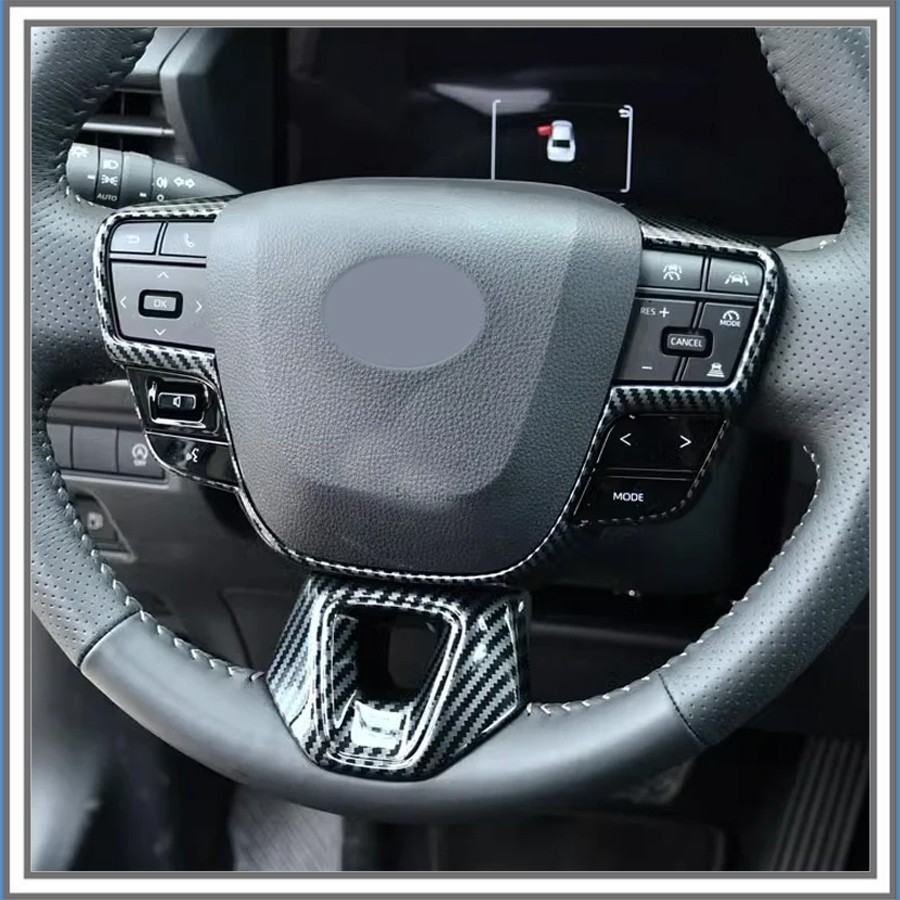 For Toyota Camry 2025 2026 Hood Accessories Steering Wheel Trim ABS Carbon fiber - Image 4
