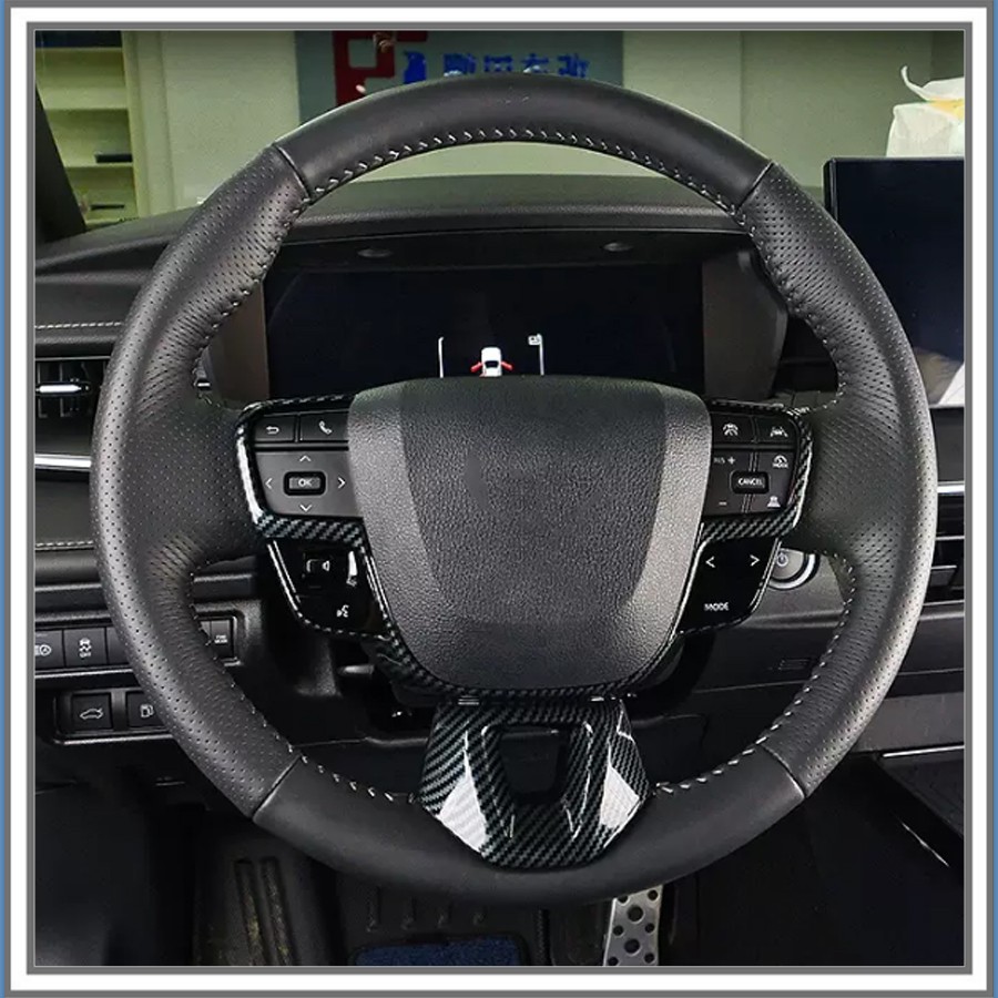 For Toyota Camry 2025 2026 Hood Accessories Steering Wheel Trim ABS Carbon fiber - Image 5