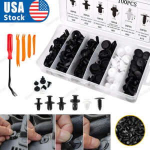 Car Accessories Clip Trim Push Pin Rivet Bumper Door Panel Retainer Fastener Kit