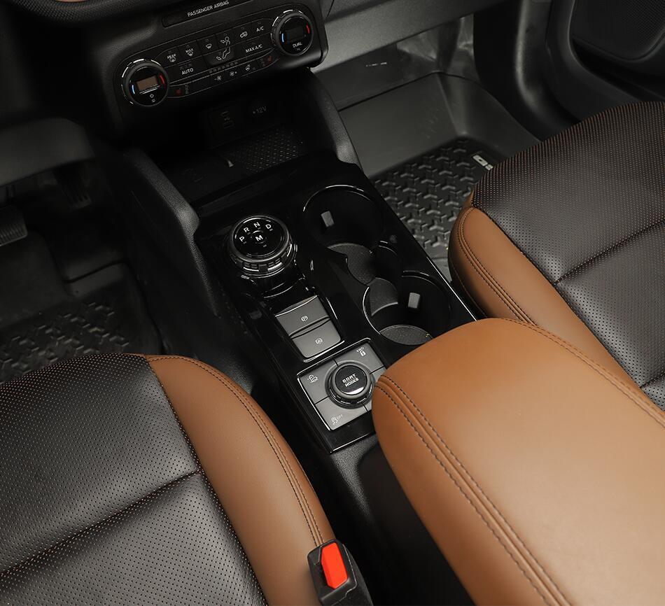For 2021-2023 Ford Bronco Sport Black Interior Gear Shift Box Panel Cover Trim - Image 5