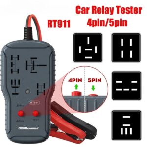 New 12v/24v Automotive Relay Tester 4pin 5pin Super Relay Tester Diagnostic Tool