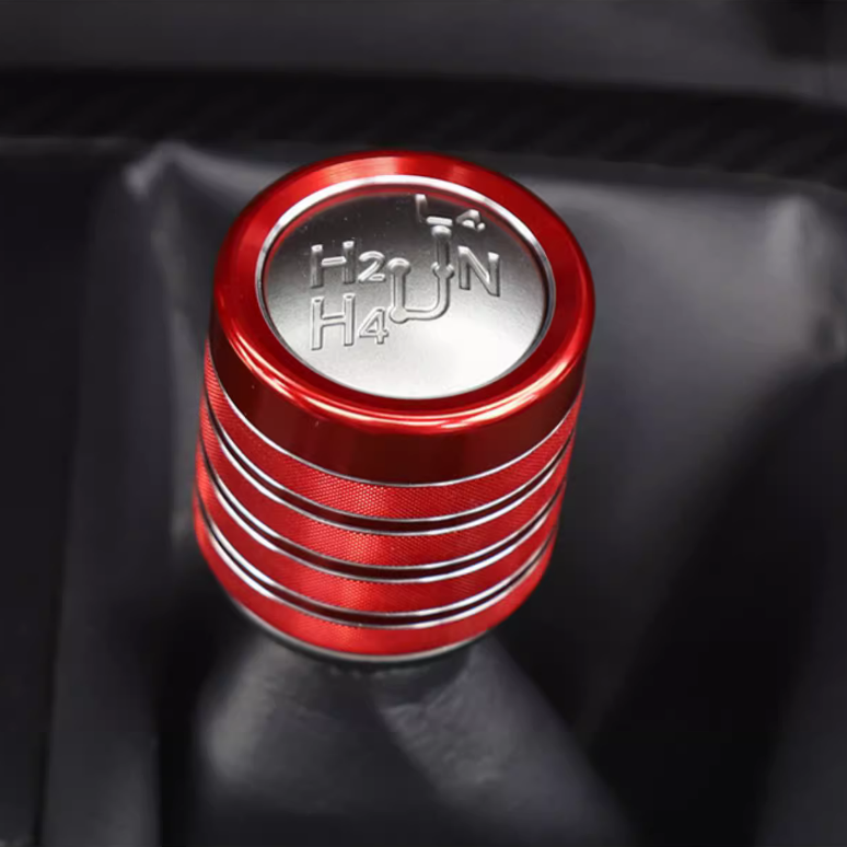 Red 4WD Gear Shift Knob Cover Trim 1pcs For 2014-2024 Toyota 4Runner - Image 5