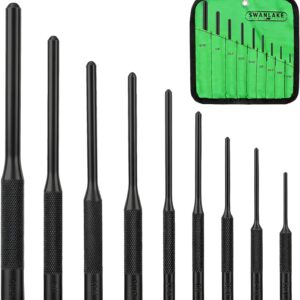 9pc Roll Pin Punch Set Removal Repair Tool for Automotive Watch Jewelry