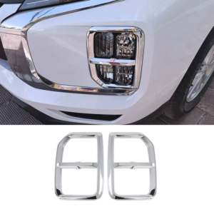 Chrome Car Front Fog Light Lamp Cover Trim for 2020-2025 Outlander Sport