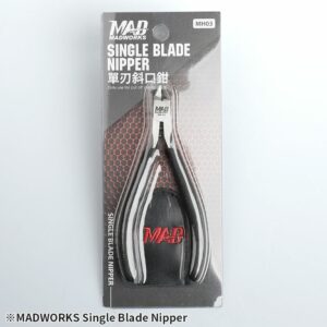 MADWORKS Single Blade Nipper Sharp Modeling Tool Pointed Side Cutter Prime Plier