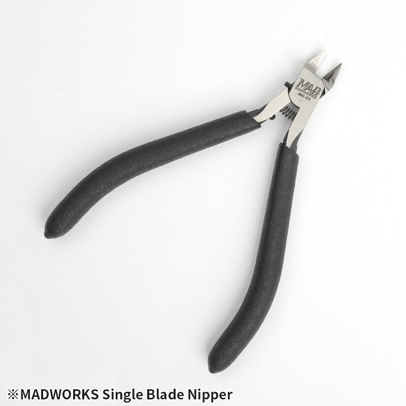 MADWORKS Single Blade Nipper Sharp Modeling Tool Pointed Side Cutter Prime Plier - Image 2