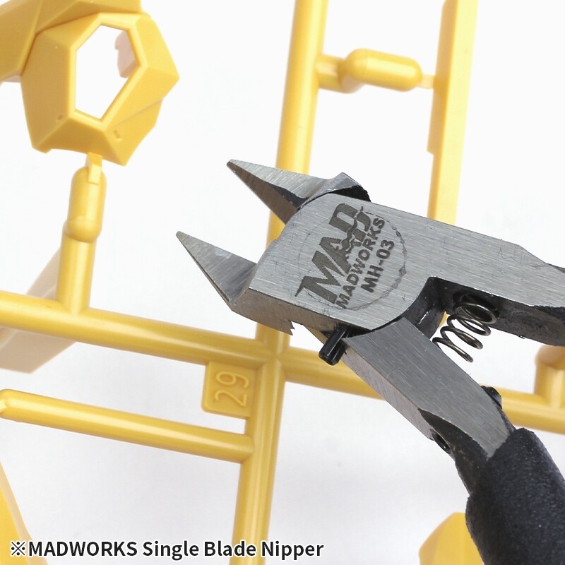 MADWORKS Single Blade Nipper Sharp Modeling Tool Pointed Side Cutter Prime Plier - Image 5