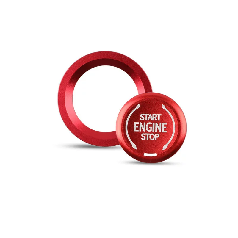 For Chevrolet Blazer 2019-2025 Red Aluminum Engine Switch Button Covers - Image 5