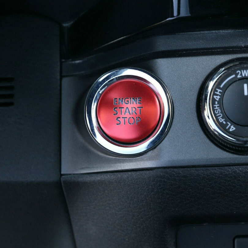 For Toyota Tacoma 2016-2023 Engine Start Stop Button Cover Trim Engine Switch - Image 2