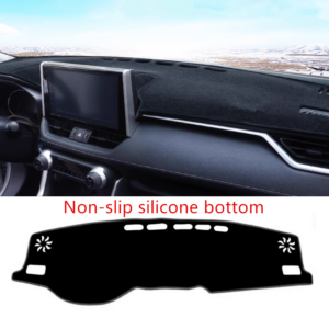 DashMat Cover Dash Cover Mat Black For Toyota RAV4 2019-2025