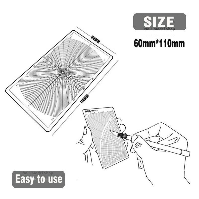 Military Aircraft Tools Model Cover Tape Template Pad Scribe Masking Paint Spray - Image 3