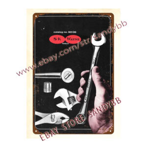 tradesman handyman gift 1966 S automotive tools metal tin sign
