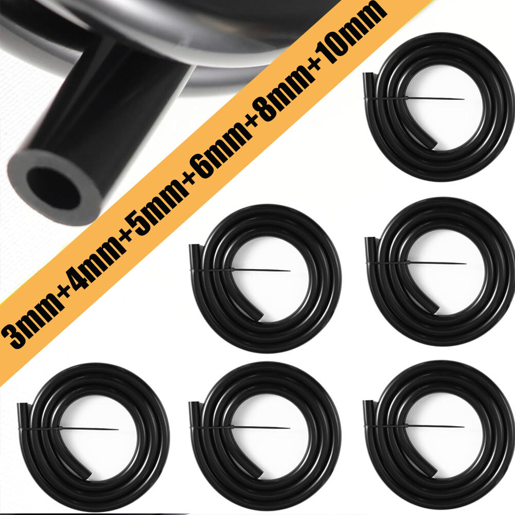 1/8" 5/32" 3/16" 1/4" 5/16" 3/8" Automotive Silicone Vacuum Tubing Hose line Kit - Image 3