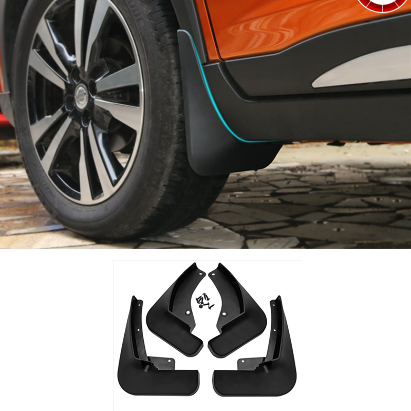 APTO PARA NISSAN KICKS 2017-2023 GUARDABARROS GUARDABARROS GUARDABARROS GUARDABARROS 4 un.-