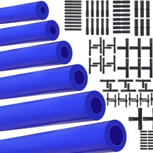 High Performance Automotive Silicone Vacuum Tubing Hose line Kit 6PCS 5FT