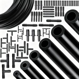 For Dodge Car Vacuum Line Kit 6X 5Ft Vacuum Hose Automotive+113Pcs Connectors