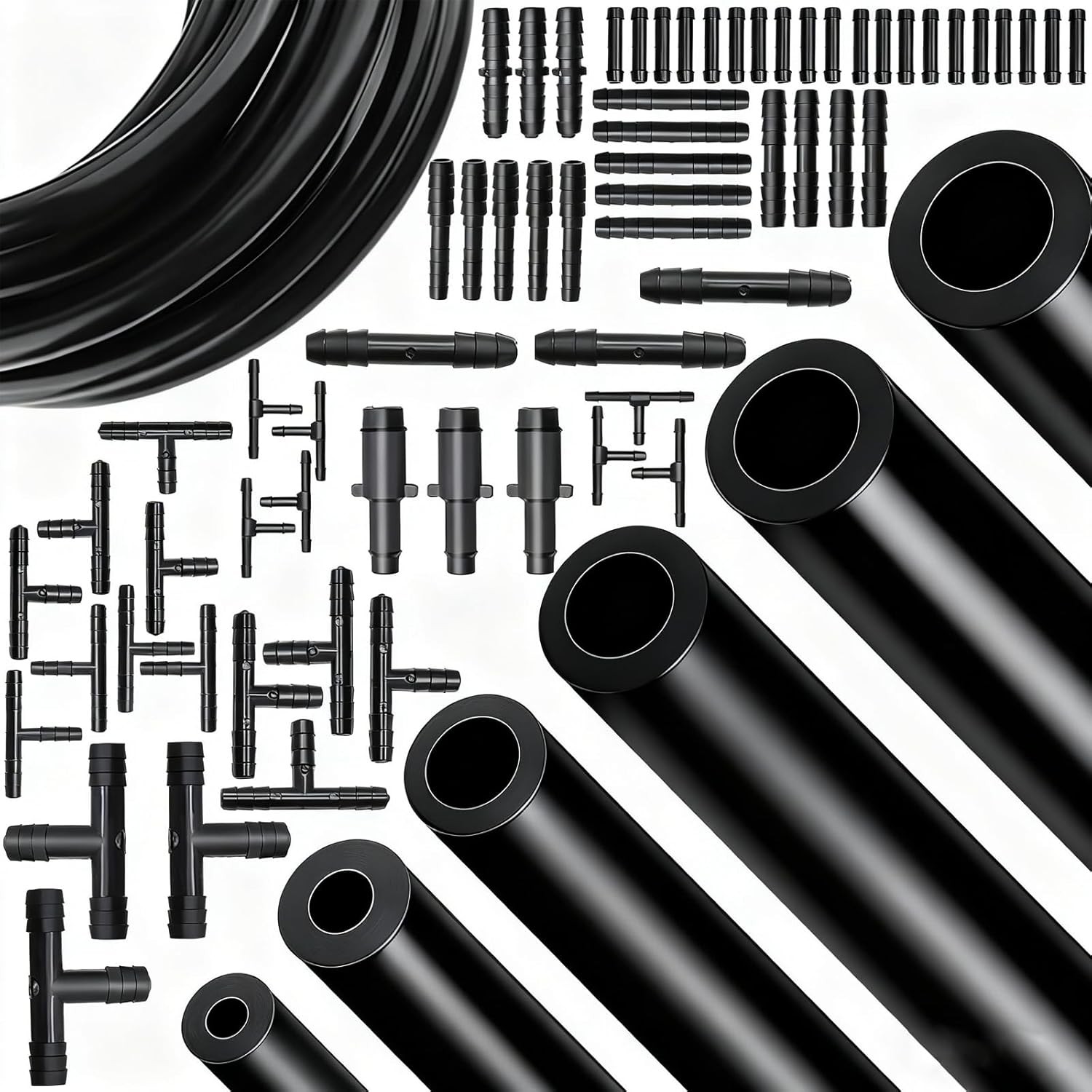 For Dodge Car Vacuum Line Kit 6X 5Ft Vacuum Hose Automotive+113Pcs Connectors