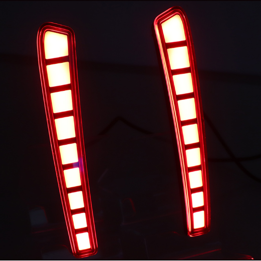 Square Rear Bumper decoration lamp led brake light For Toyota Corolla 2019-2023 - Image 2