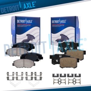 Front & Rear Ceramic Brake Pads for 2005 2006 2012 - 2016 Honda CR-V