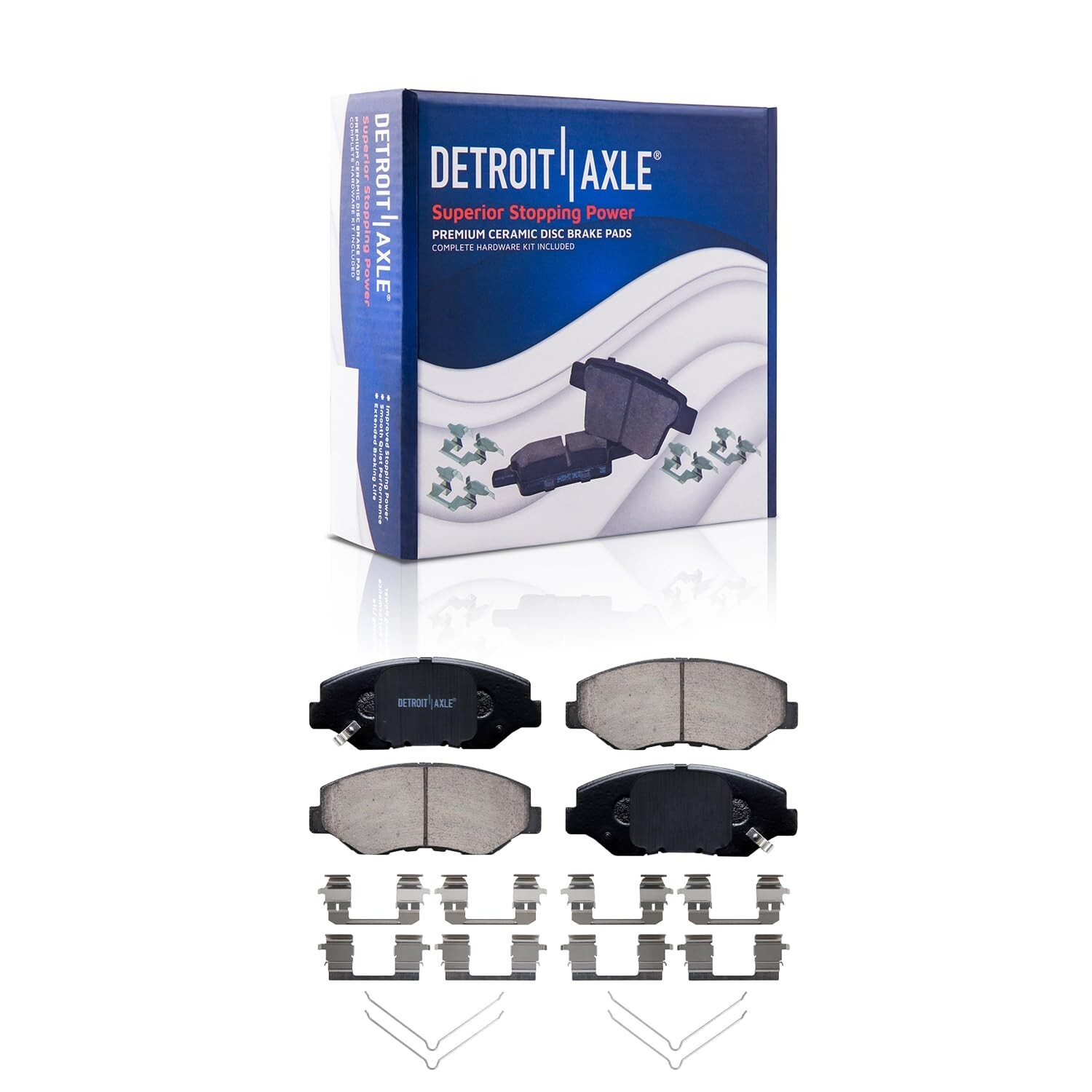 Front & Rear Ceramic Brake Pads for 2005 2006 2012 - 2016 Honda CR-V - Image 4