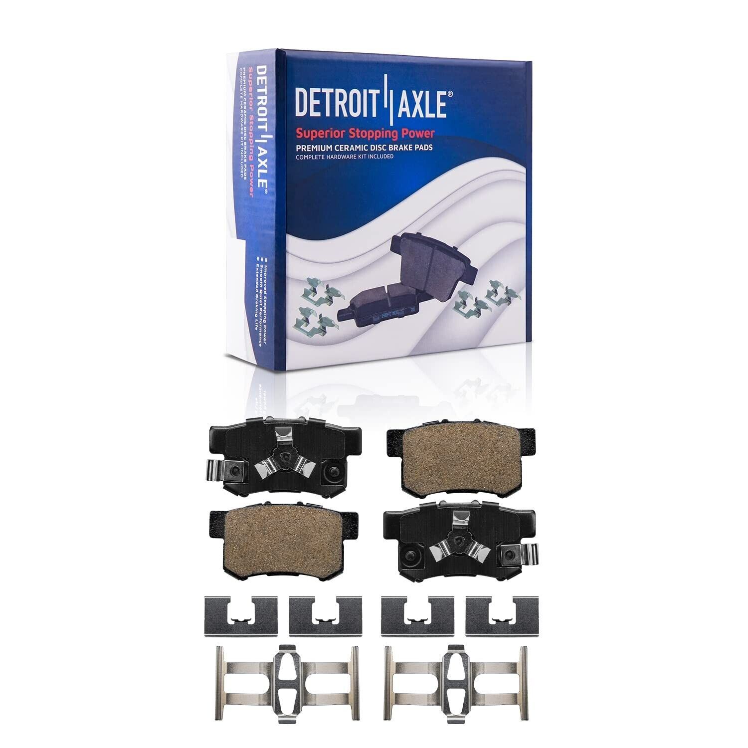 Front & Rear Ceramic Brake Pads for 2005 2006 2012 - 2016 Honda CR-V - Image 5