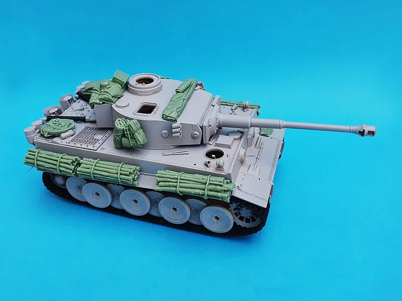 1/35 Resin Assembly Model Kit Tiger I Pz Kpfw VI Tank Accessories Set Parts - Image 3