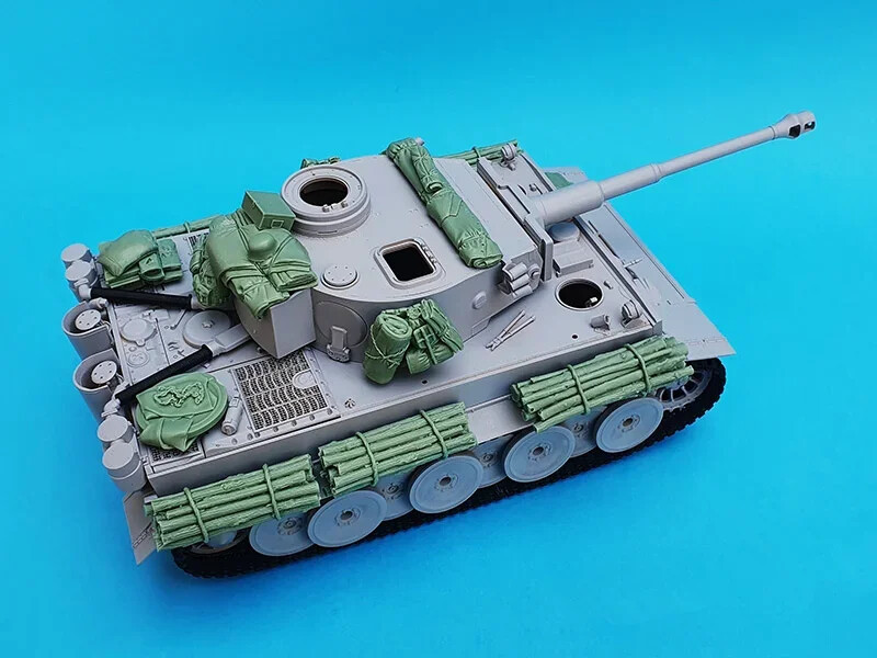 1/35 Resin Assembly Model Kit Tiger I Pz Kpfw VI Tank Accessories Set Parts - Image 4