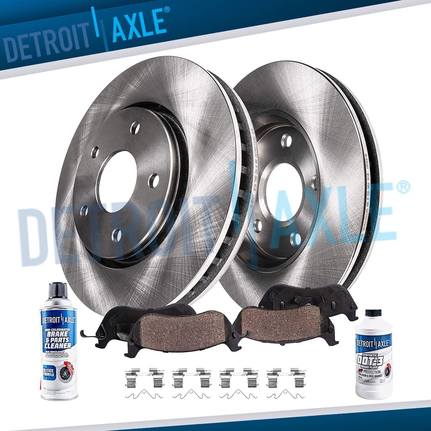 325mm Front Brake Rotors Ceramic Pads kit for Ford Explorer Taurus Flex MKT MKS