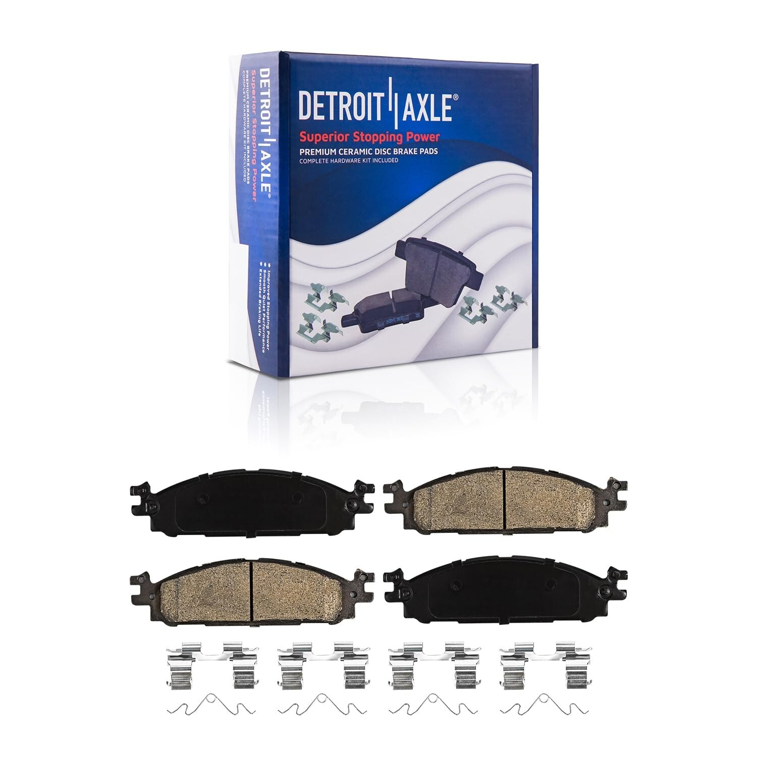 325mm Front Brake Rotors Ceramic Pads kit for Ford Explorer Taurus Flex MKT MKS - Image 4