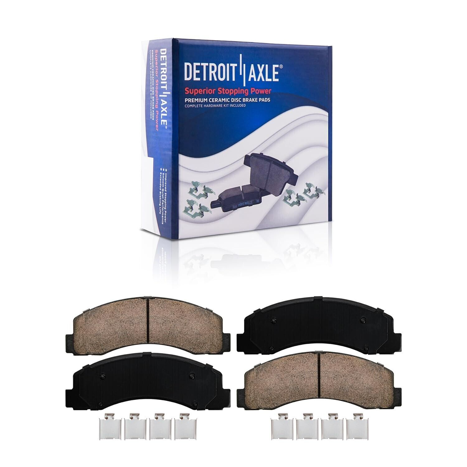 Front Rear Drilled Rotors Brake Pads for 2018 - 2020 F-150 Expedition Navigator - Image 4
