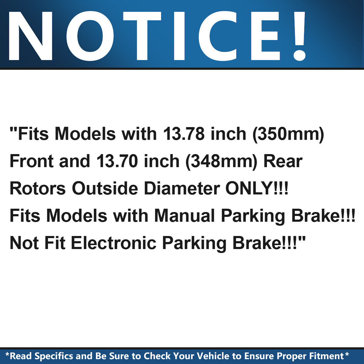 6 Lugs Front & Rear Disc Rotors and Ceramic Brake Pads for 2012-2020 Ford F-150 - Image 3
