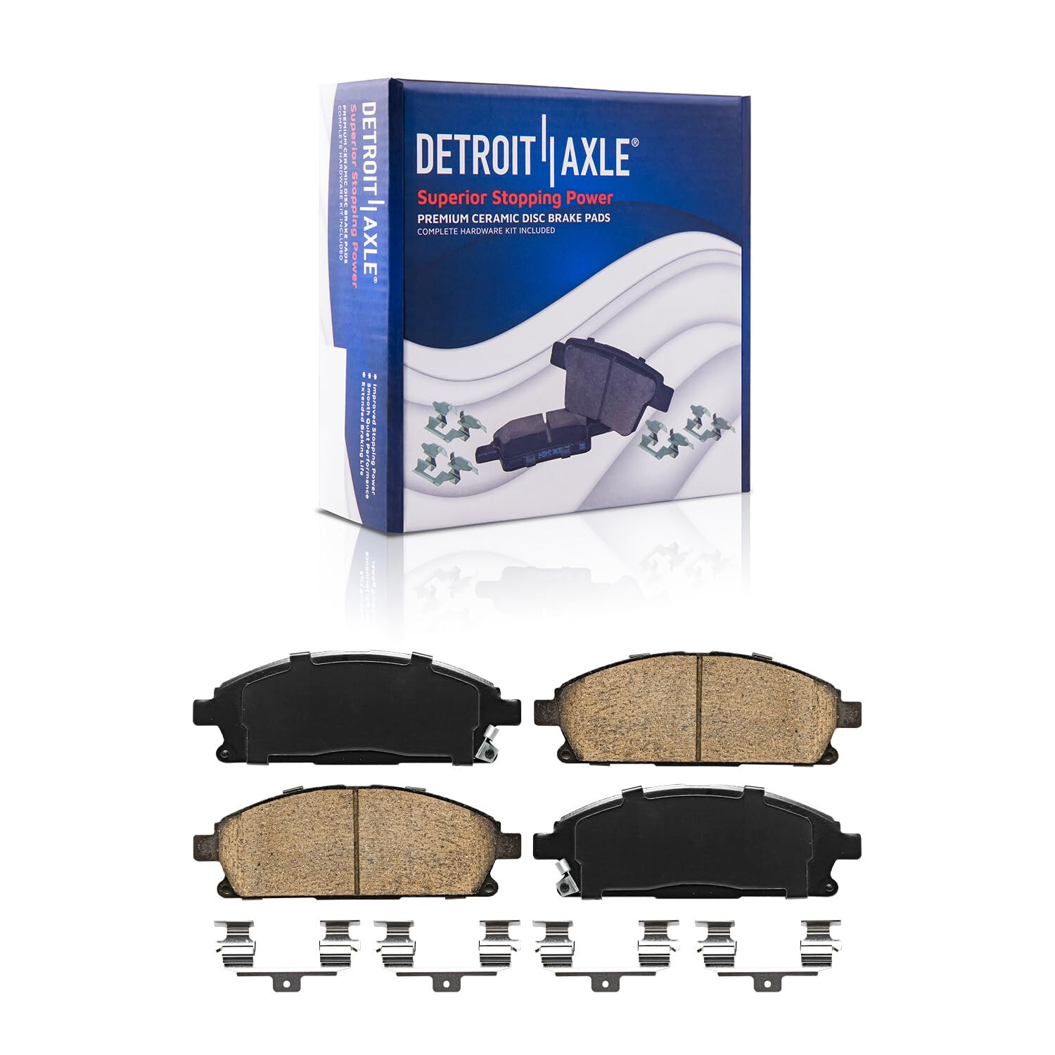 11.81'' 300mm 4pc Front Disc Rotors Brake Pads for 2003 2004 2005 2006 Acura MDX - Image 4