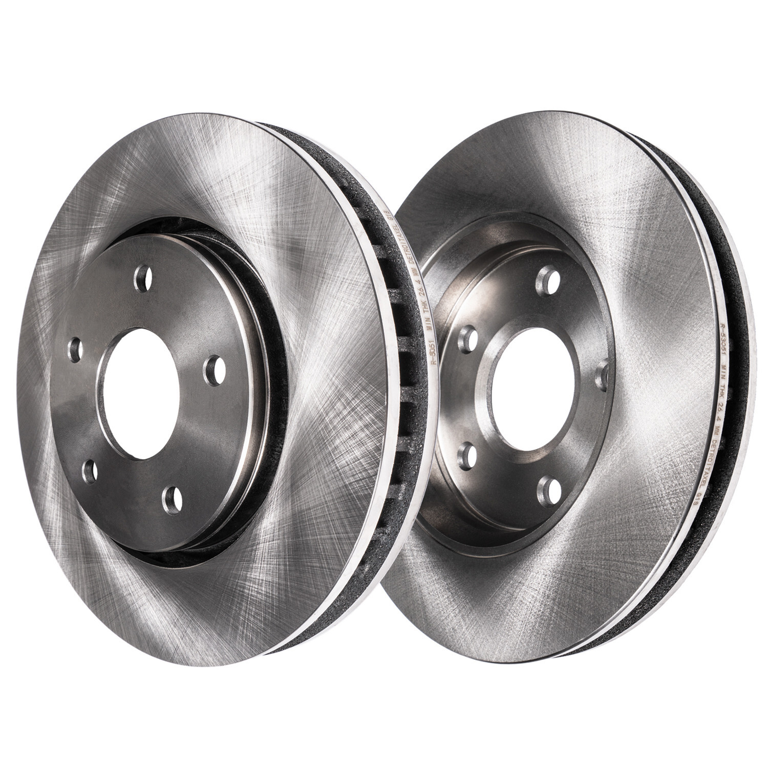 11.81'' 300mm 4pc Front Disc Rotors Brake Pads for 2003 2004 2005 2006 Acura MDX - Image 5