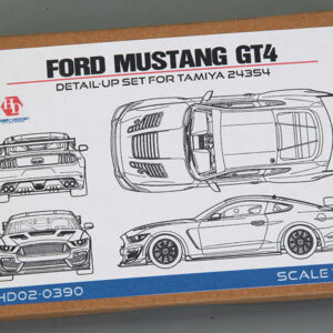 Hobby Design 1/24 Mustang GT4 Detail Set for Tamiya kit #24354