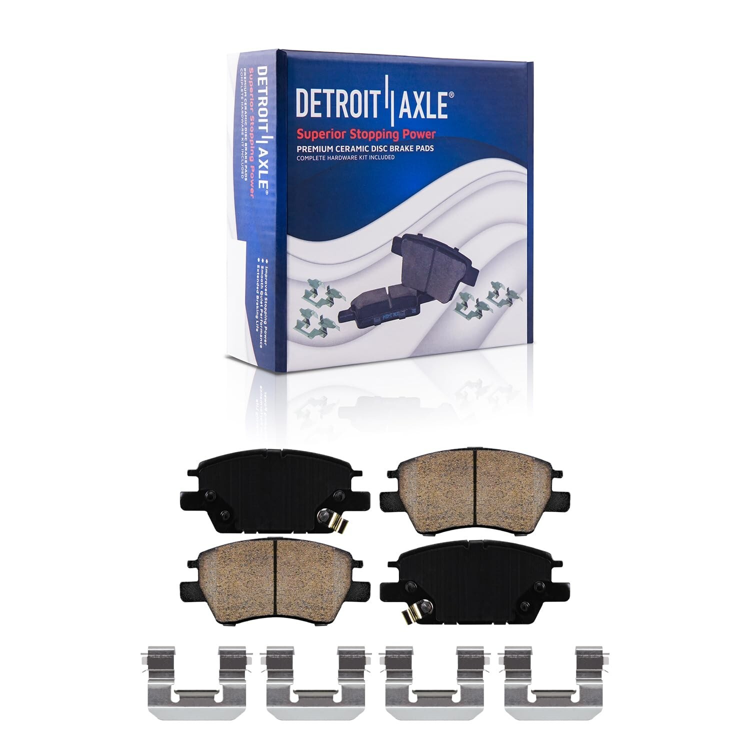 8pc Front Rear Rotors Ceramic Brake Pads for 2016-2023 Chevy Cruze Volt Bolt EV - Image 5