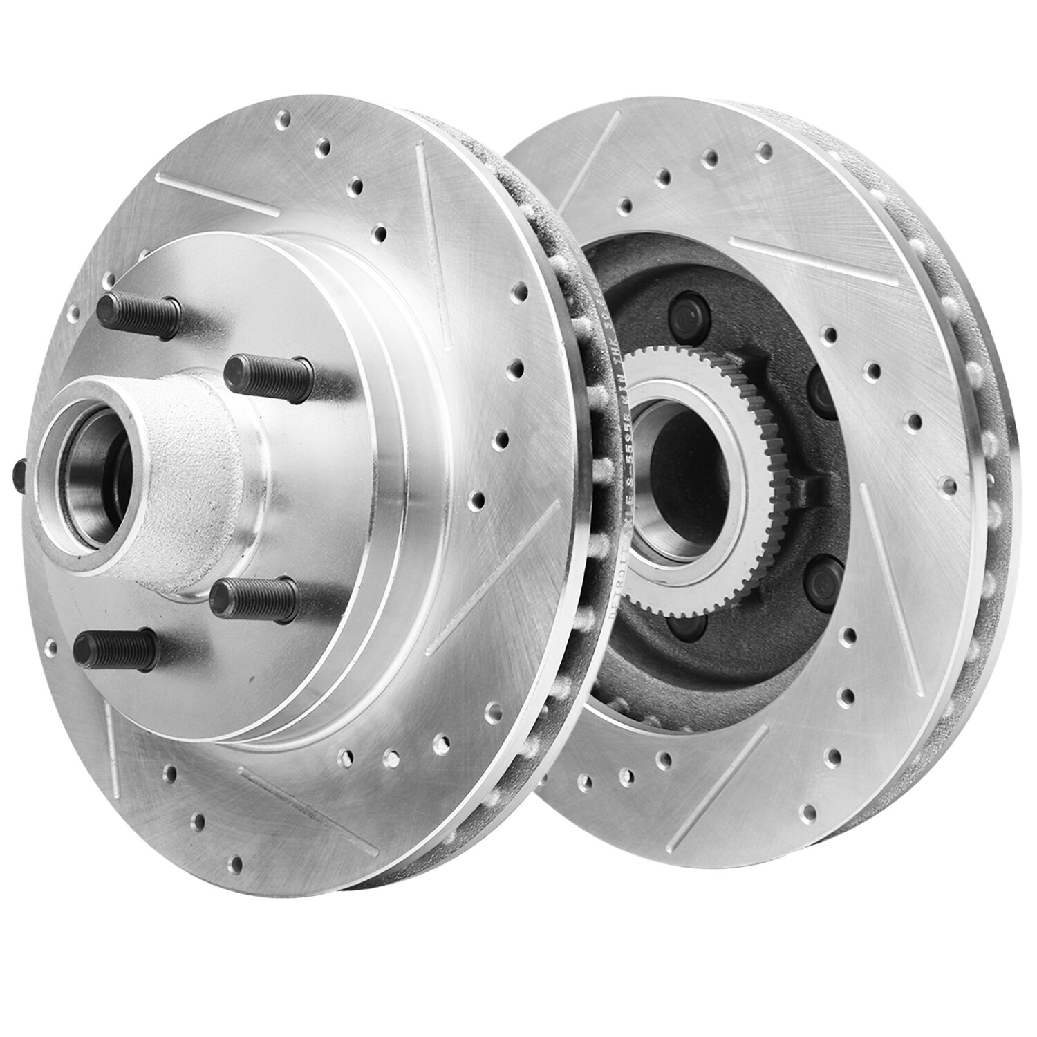 Front Drilled Rotors + Brake Pads for Chevy GMC Yukon Tahoe Savana Express1500 - Image 5