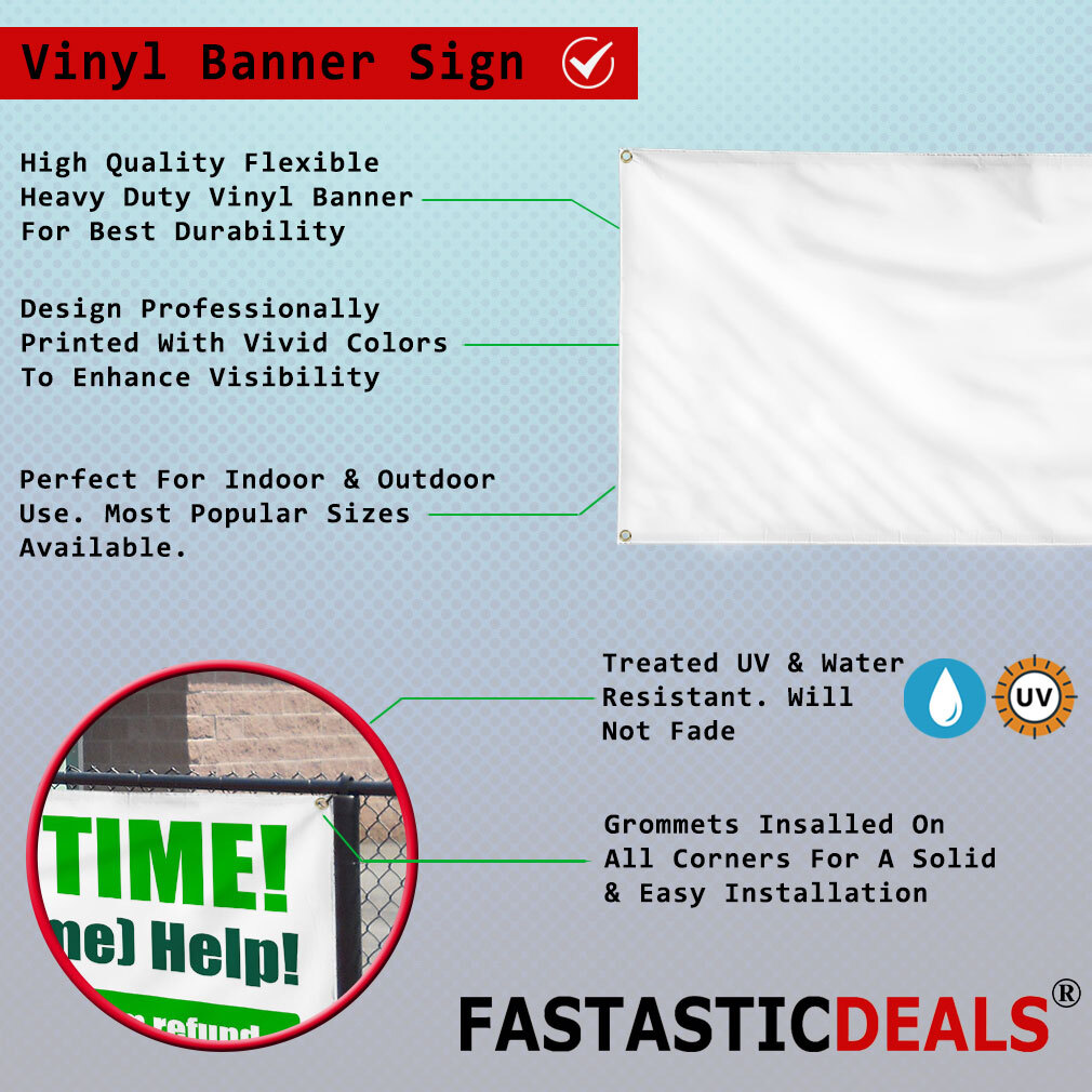Vinyl Banner Multiple Sizes Auto Repair Service Smog Check Inspection Automotive - Image 2