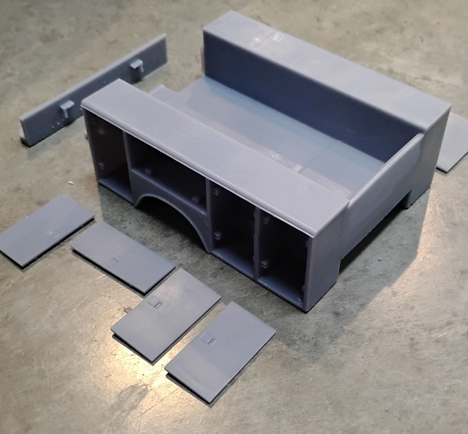 3D Printed 1/25 Work Box Service Bed For Medium Duty Truck Model Car Kit - Image 4