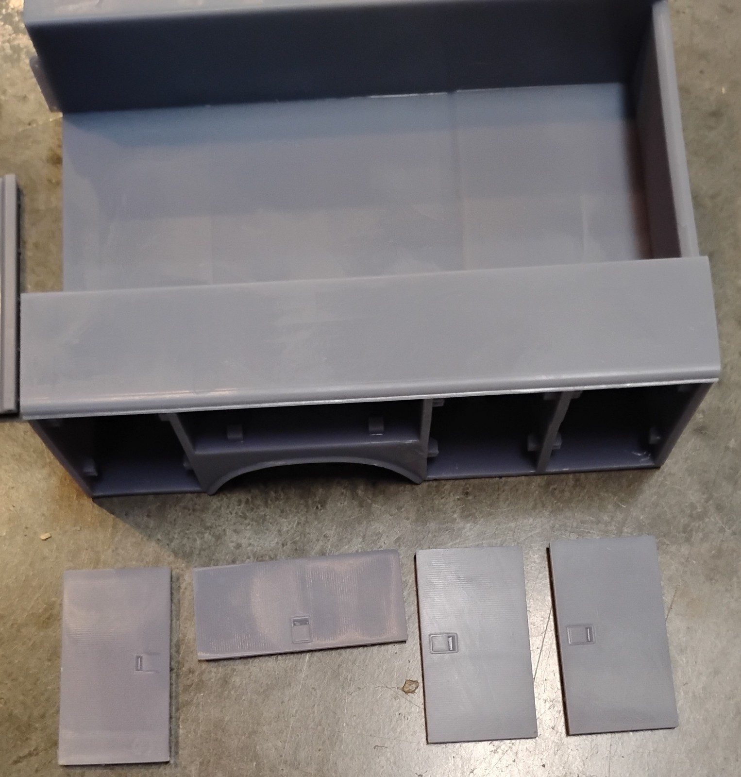 3D Printed 1/25 Work Box Service Bed For Medium Duty Truck Model Car Kit - Image 5