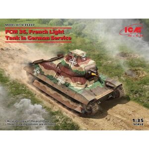 ICM #35337 1/35 FCM 36 France Light Tank in German Service