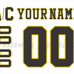 Michigan Tech Huskies Customized Number Kit For 2017-2022 Home White Uniform