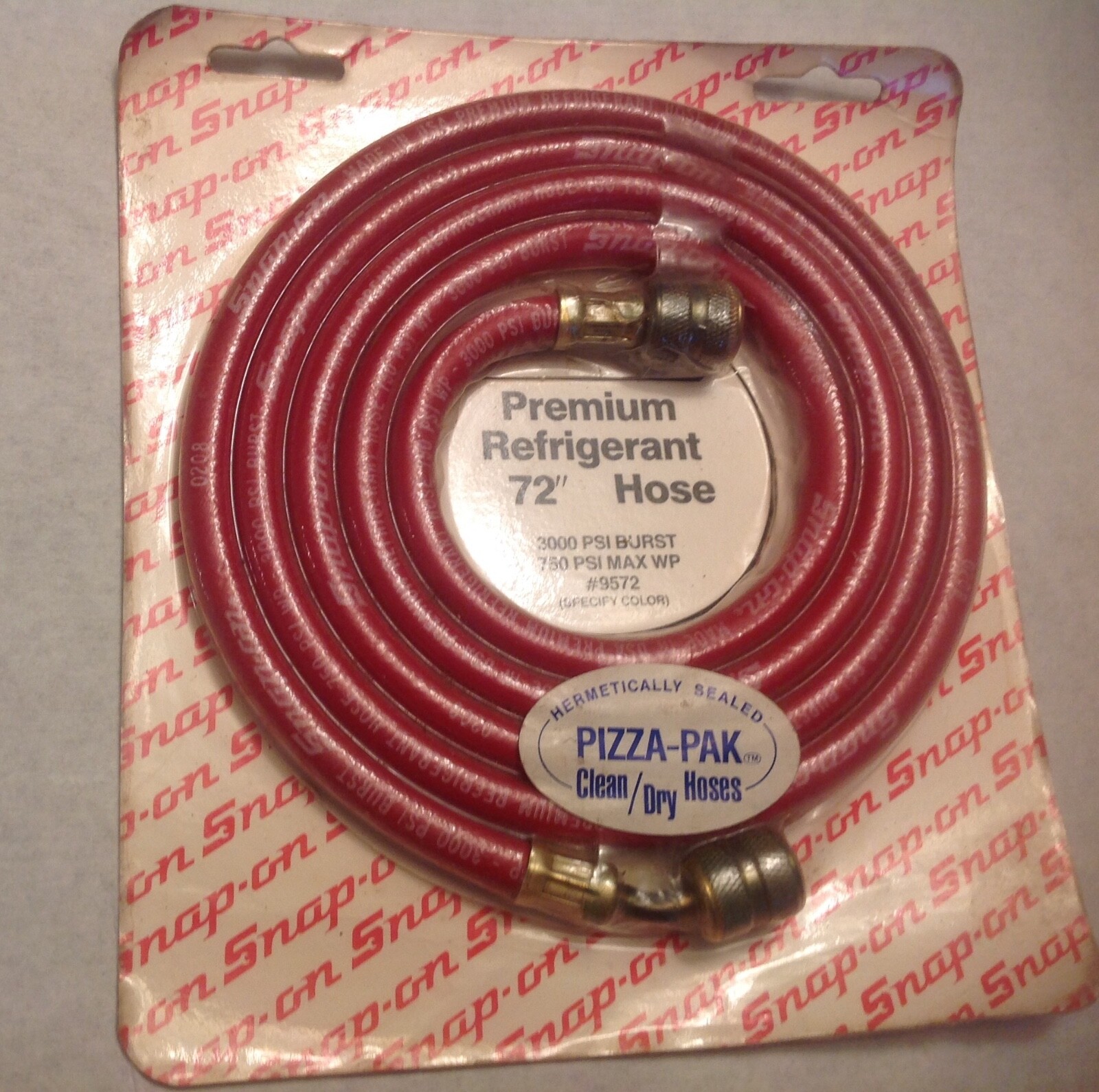 SNAP-ON AUTOMOTIVE DEALERSHIP SERVICING REFRIDGERANT HOSE 6FT NEW LOT OF 4 - Image 2