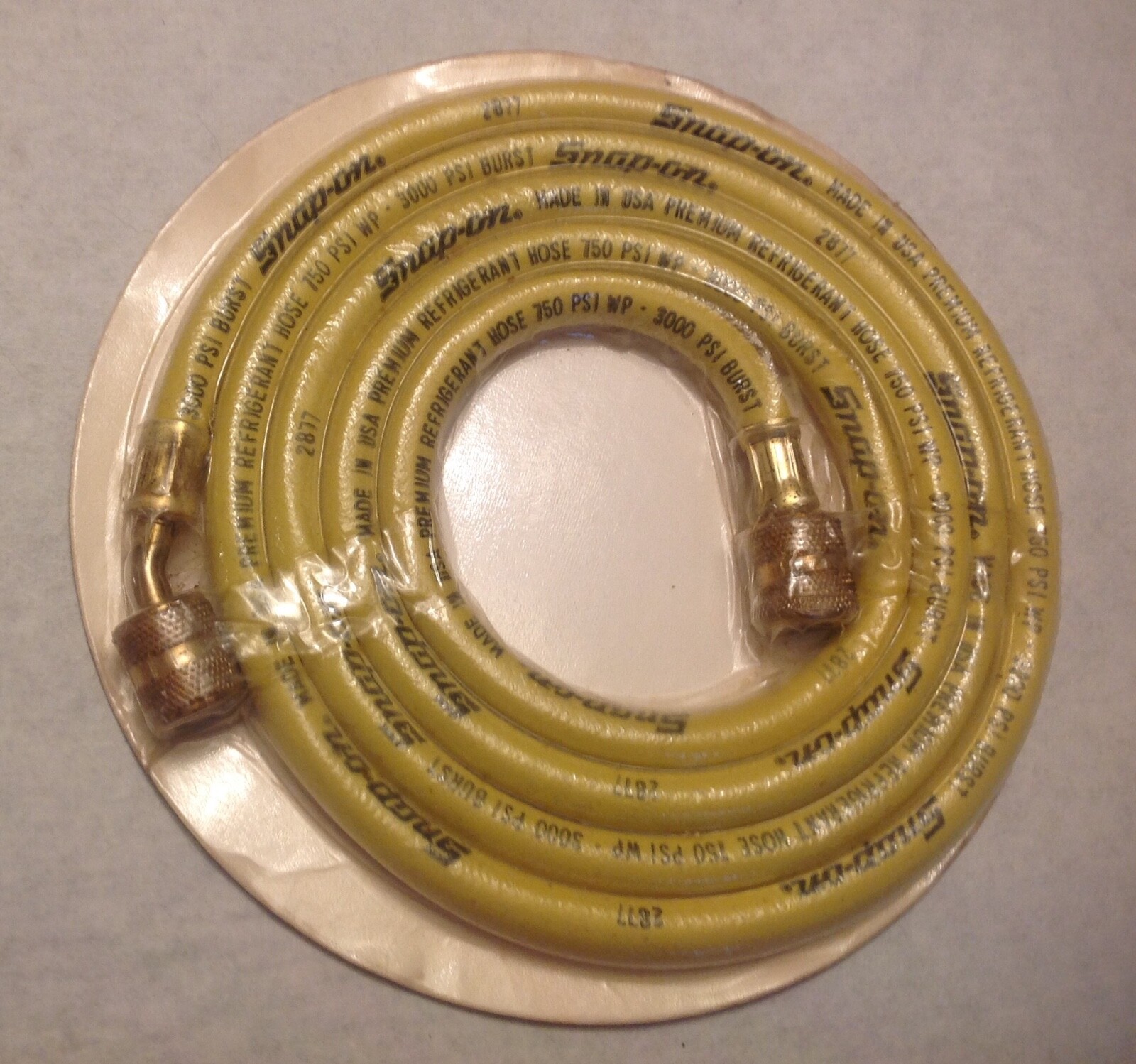 SNAP-ON AUTOMOTIVE DEALERSHIP SERVICING REFRIDGERANT HOSE 6FT NEW LOT OF 4 - Image 3