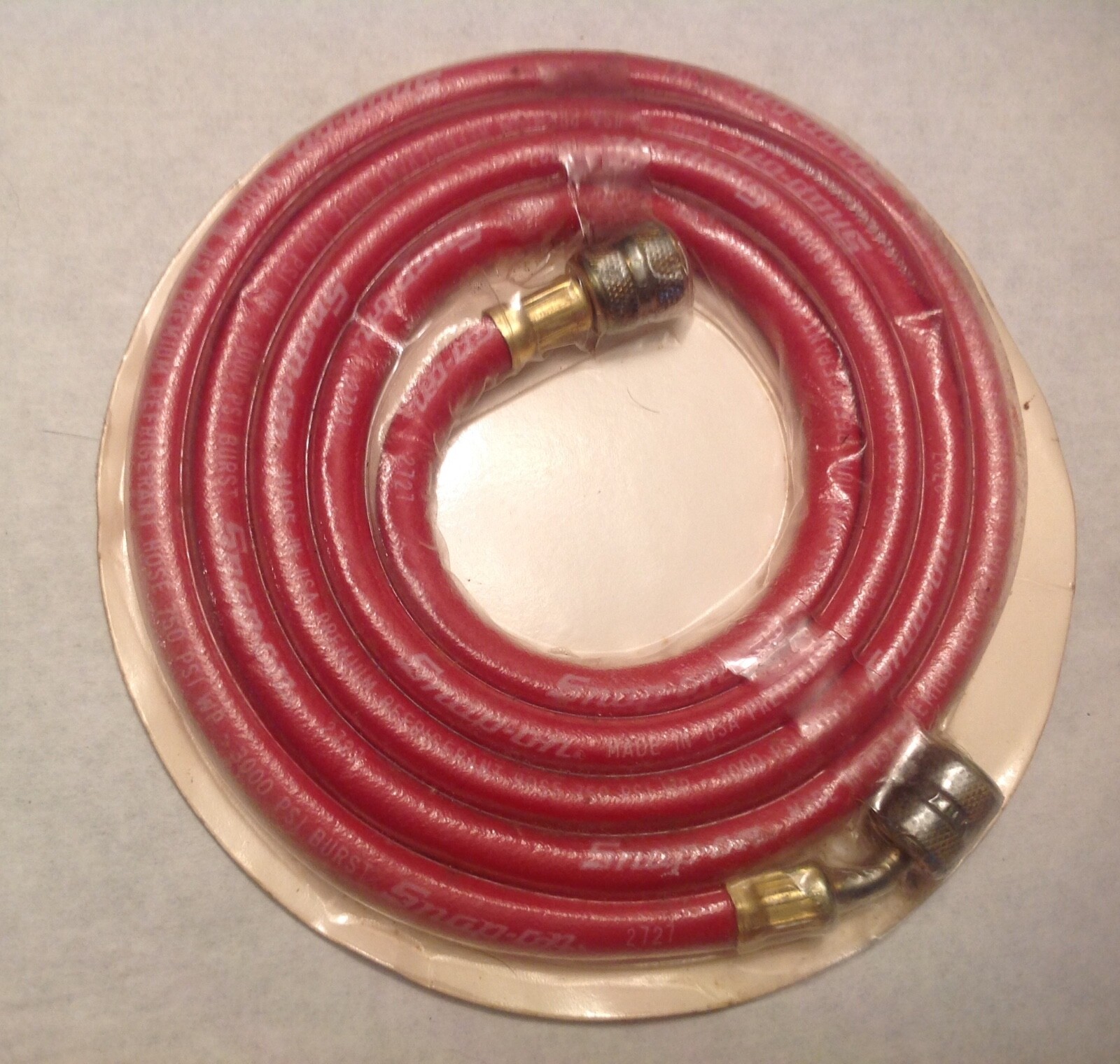 SNAP-ON AUTOMOTIVE DEALERSHIP SERVICING REFRIDGERANT HOSE 6FT NEW LOT OF 4 - Image 4