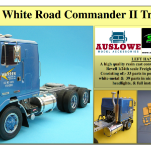 AUSLOWE RESIN WHITE ROAD COMMANDER II Orig, Kit Form Service kit