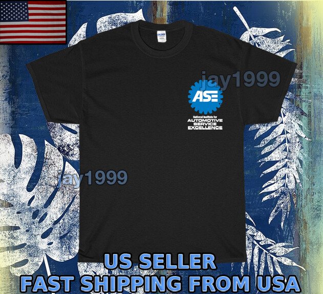 NEW SHIRT ASE AUTOMOTIVE SERVICE LOGO UNISEX T-SHIRT FUNNY MEN'S SIZE S-5XL - Image 2