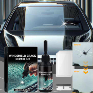 Automotive Glass Repair Kit Fluid Fix Car Windshield Resin Chip Crack Tool