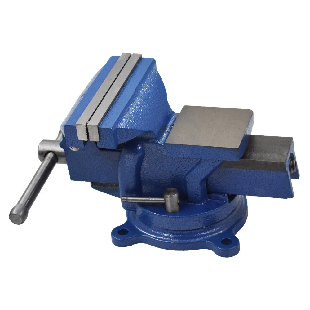 4" Bench Vise with Anvil Swivel Locking Base Table top Clamp Heavy Duty Vice New - Image 2