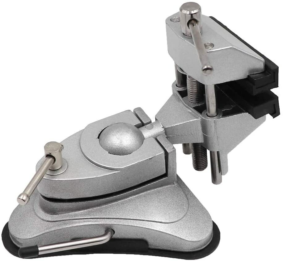 PRO MINI TOOL SOFT JAW VICE UNIVERSAL CLAMP ON HOBBY JEWELER'S BENCH TABLE VISE - Image 2
