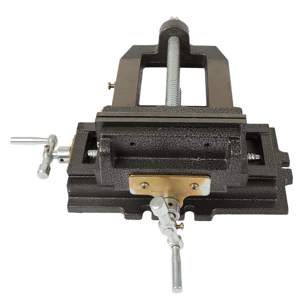 6" Cross Sliding Drill Press Vise Slide Vice Heavy Duty Machine Shop Grip Tools - Image 4